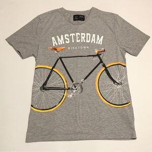 Amsterdam Biketown Men's Graphic T-Shirt Size XXL